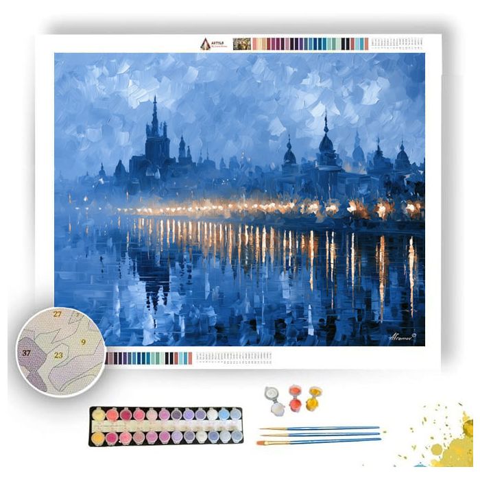 INDIGO RAMPARTS - Paint by Numbers Full Kit