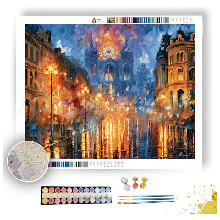 EMBERMIST ROSEWINDOW - Paint by Numbers Full Kit
