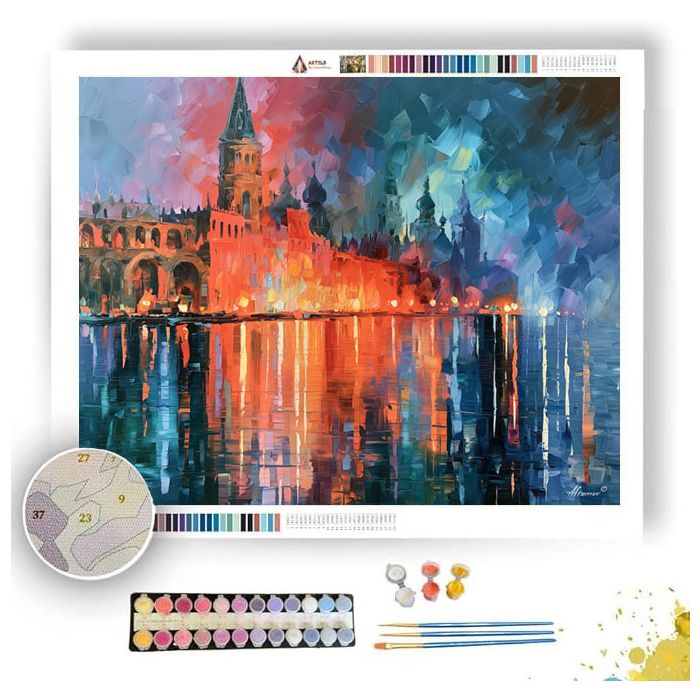 SUNKEN FORTRESS - Paint by Numbers Full Kit