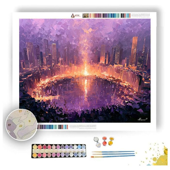 LAVENDER CAULDRON - Paint by Numbers Full Kit