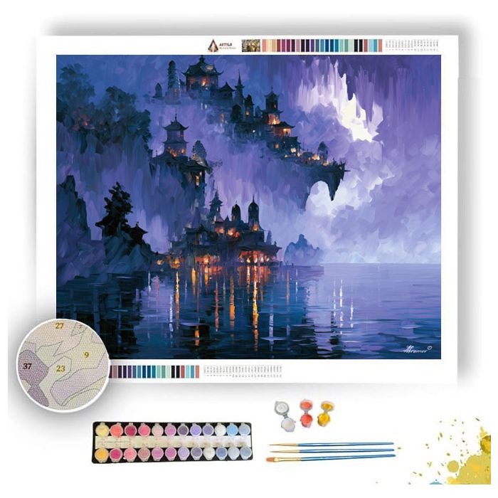 JADE MONASTERY - Paint by Numbers Full Kit