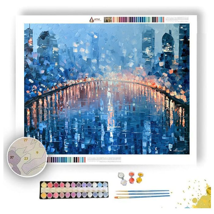 GLACIER CRESCENT - Paint by Numbers Full Kit
