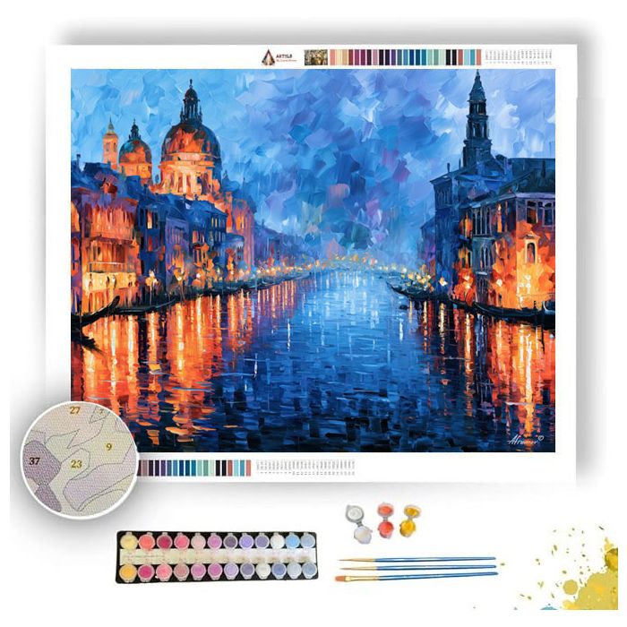 MARBLE CHANNELS - Paint by Numbers Full Kit