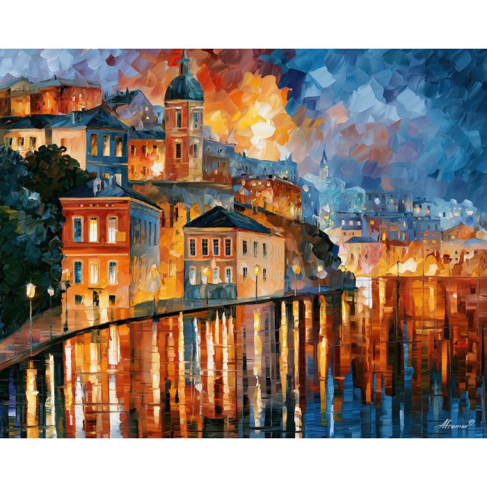 terraces raise, cloud art, terraces raise a cloud of color art, textured oil painting, city wall art, deco wall decor, art deco cityscape, fantasy cityscape, palette knife city, thick brush strokes