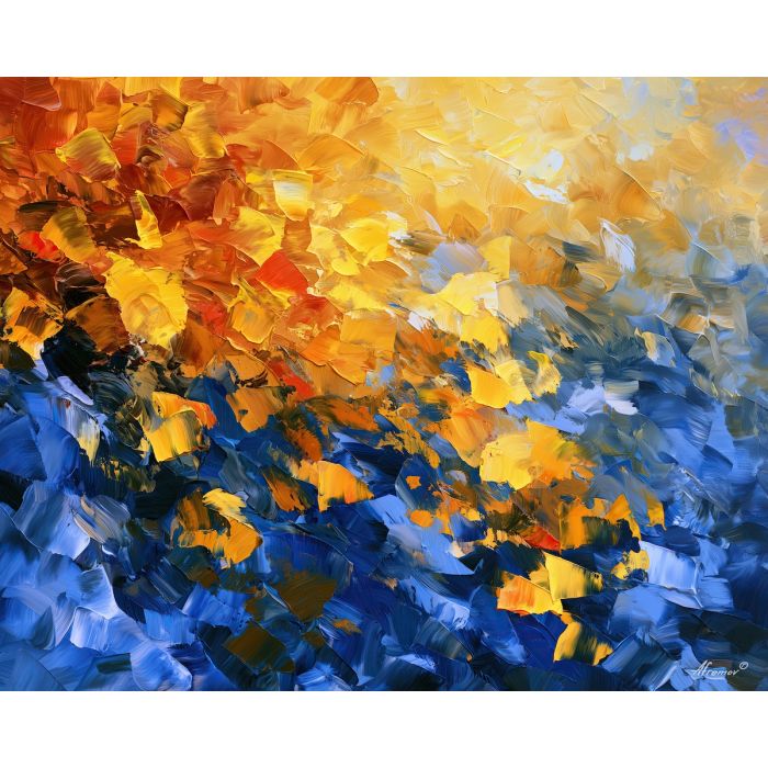 honey drink, blue warm, honey drink the blue art, minimal detail painting, afremov inspired, color field painting, neutral wall art, bold abstract decor, earth tone abstract, warm abstract art