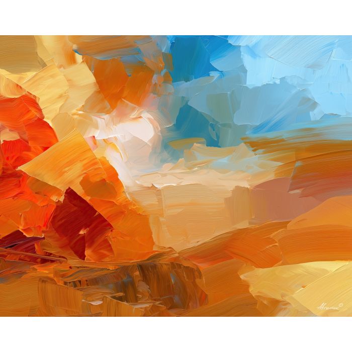 clay hold, piece sky, clay hold a piece of sky art, modern abstract art, minimal detail painting, afremov inspired, color field painting, neutral wall art, bold abstract decor, earth tone abstract