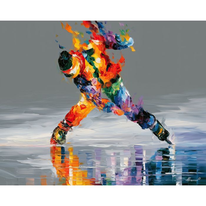 RAINBOW SKATER BW