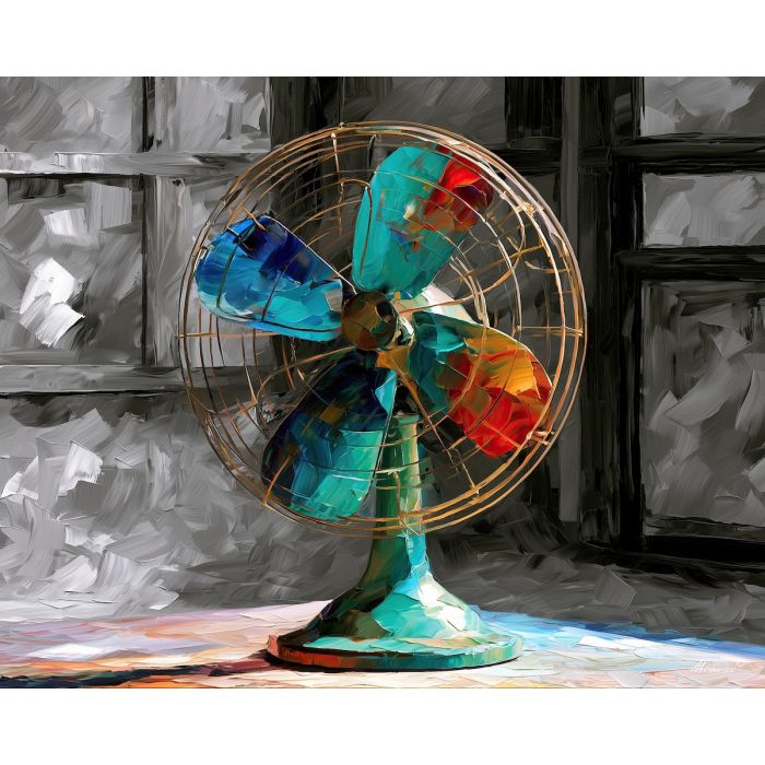 EMERALD UPRIGHT FAN BW