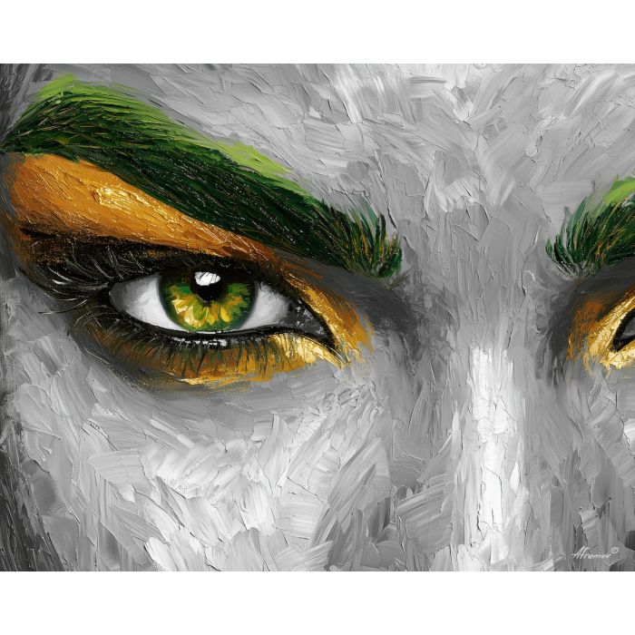 GREEN GOLD INNER BROW BW