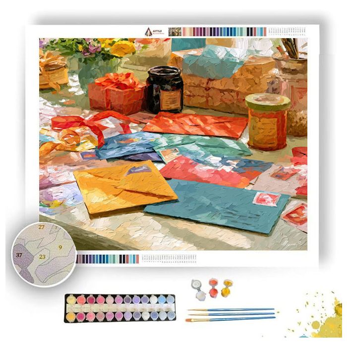 SUNLETTER SUMMERMINT DESK - Paint by Numbers Full Kit