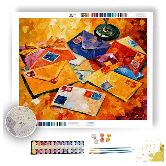 TRAVELNOTE NOOK GOLDENPOND - Paint by Numbers Full Kit