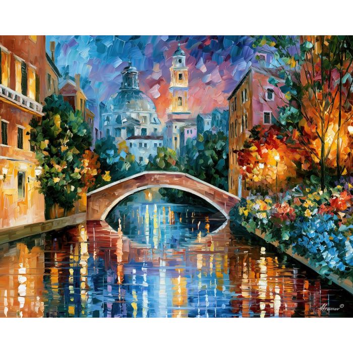 aqua tower, gardenglow cityscape, aqua tower gardenglow art, palette knife art, thick brush strokes, urban wall decor, waterfront art, minimal detail art, afremov inspired, colorful architecture