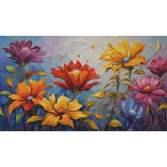 HARMONY OF CONTRAST RAINBOW BLOOMS