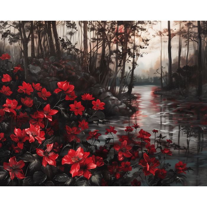 CRIMSON SERENITY B&W