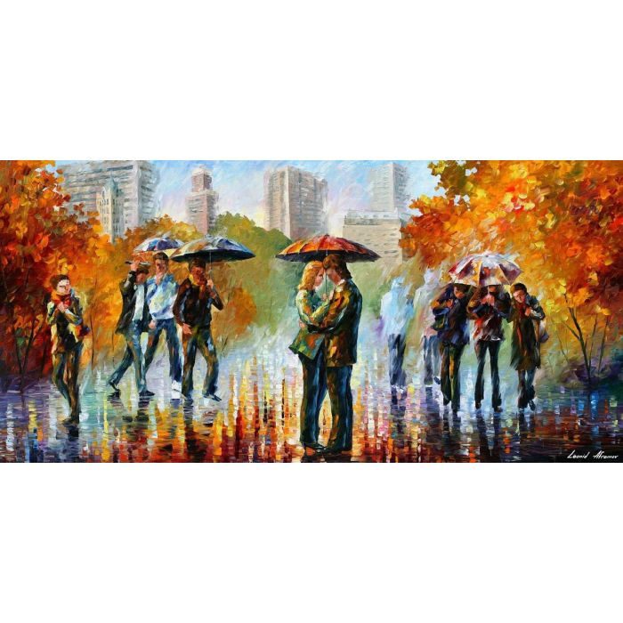 painting of people in a park