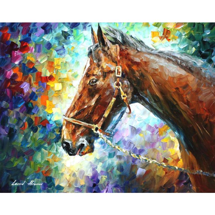 canvas horse art