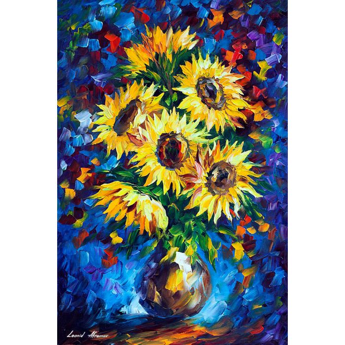 BEAUTIFUL NIGHT SUNFLOWERS