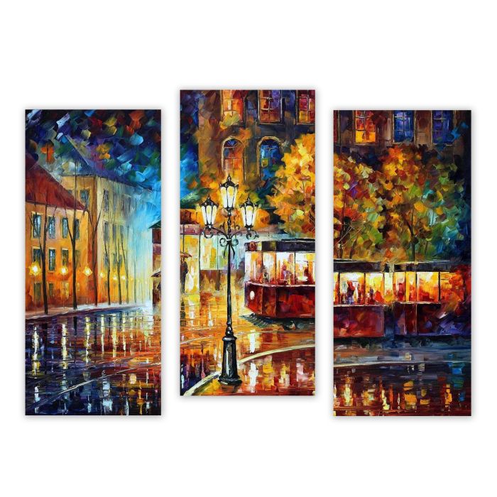 RAINY NIGHT TROLLEY - SET OF 3