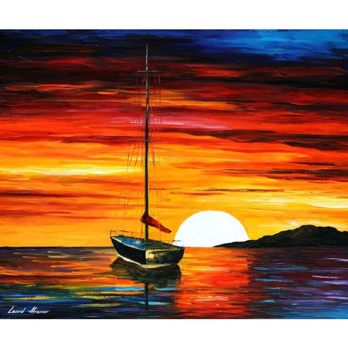 sunset paintings, famous sunset paintings