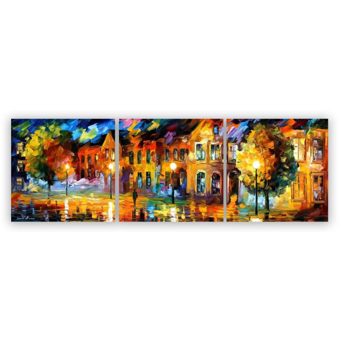 THE REFLECTION OF THE NIGHT — PALETTE KNIFE Oil Painting On Canvas By ...