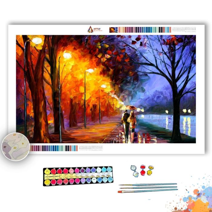 ALLEY BY THE LAKE - Paint By Numbers Full Kit