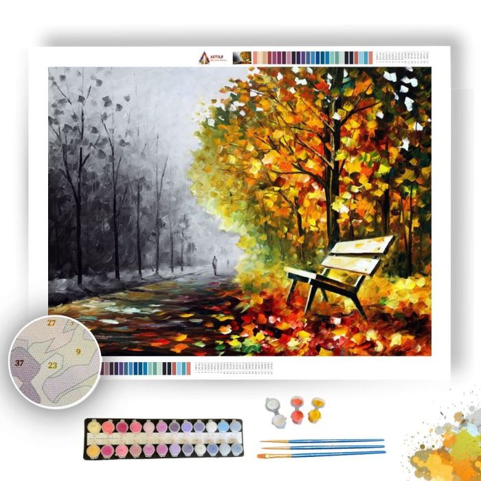 AUTUMN ALLEY - Paint By Numbers Full Kit