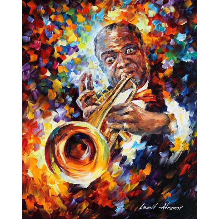 armstrong painting, louis armstrong painting, louis armstrong paintings, louis armstrong art