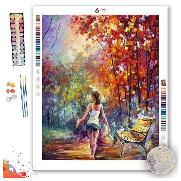 BAREFOOTED STROLL - Paint by Numbers Full Kit