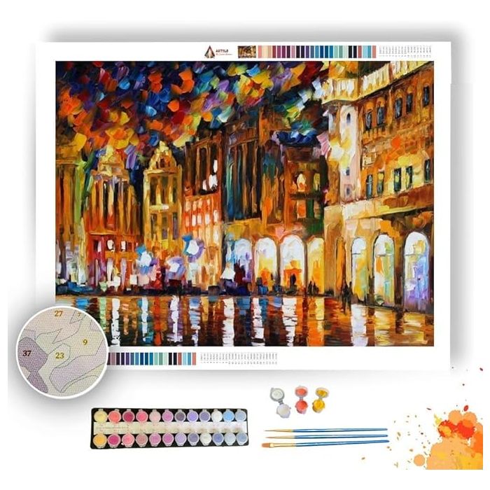 BRUSSELS GRANDE PLACE - Paint by Numbers Full Kit