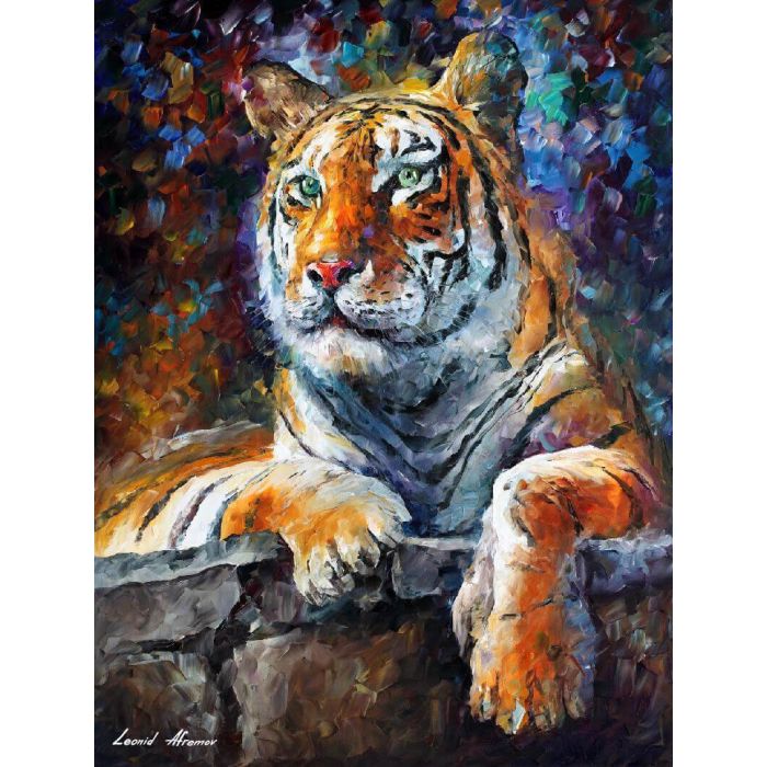 tiger painting, tiger oil painting, tiger art