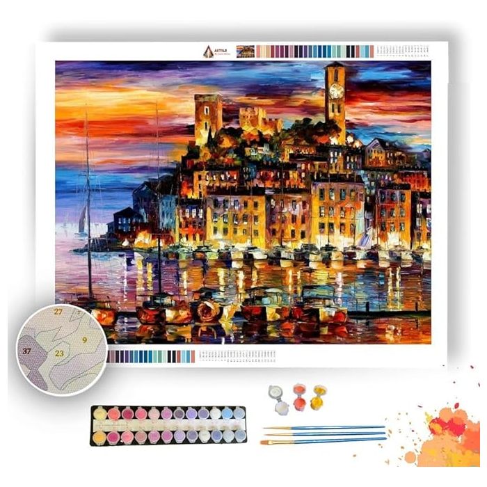 CANNES FRANCE - Paint by Numbers Full Kit
