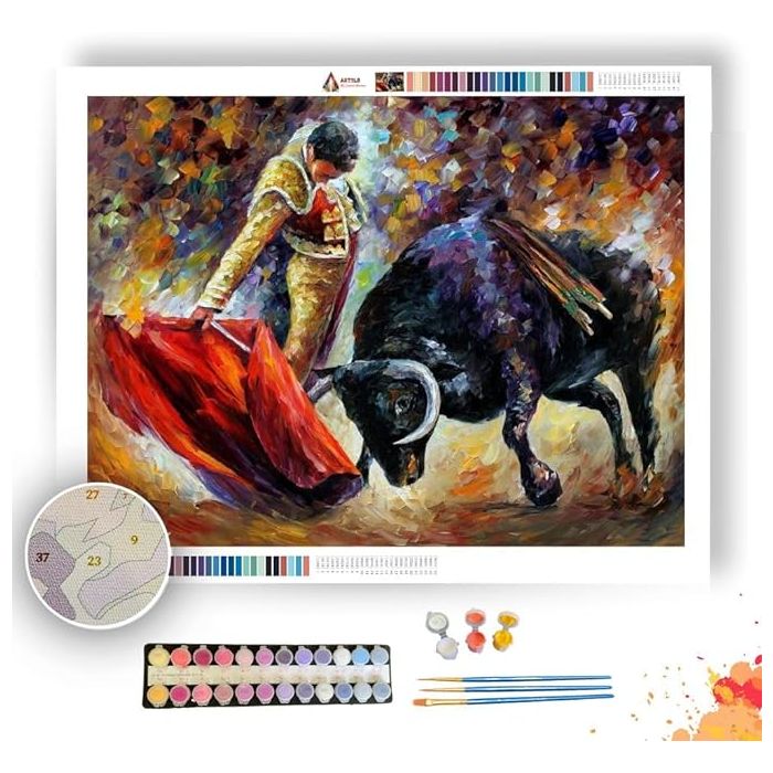 CORRIDA, DANGEROUS OPPONENT - Paint by Numbers Full Kit