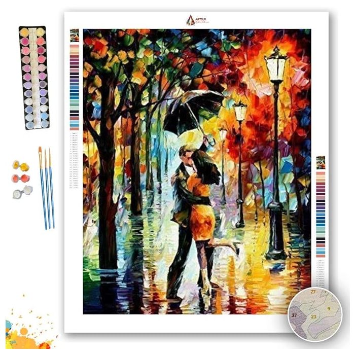 DANCE UNDER THE RAIN - Paint by Numbers Full Kit