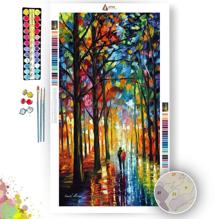 DATE IN THE PARK - Paint By Numbers Full Kit
