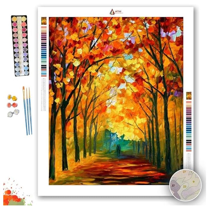 FAREWELL TO AUTUMN - Paint by Numbers Full Kit