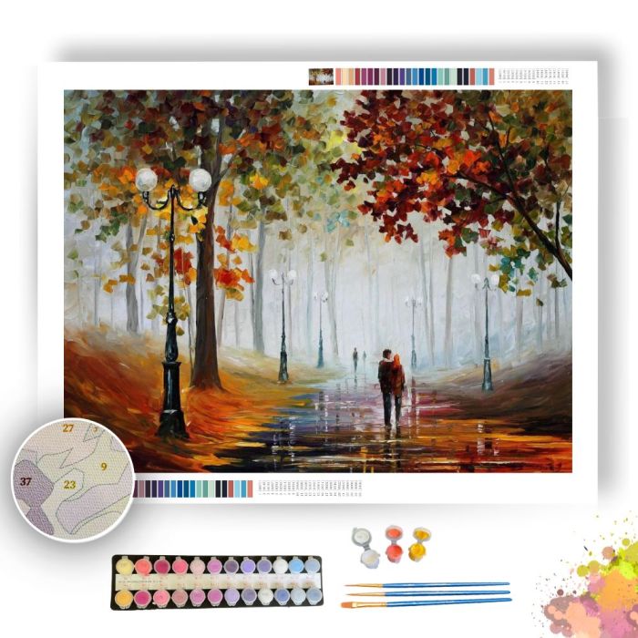 FOGGY MORNING - Paint By Numbers Full Kit