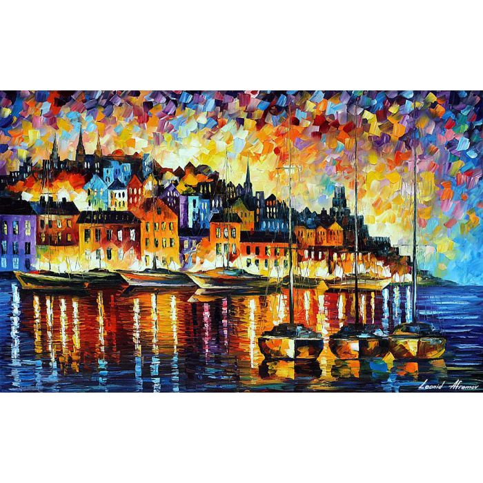 EVENING HARBOR OF CORSICA