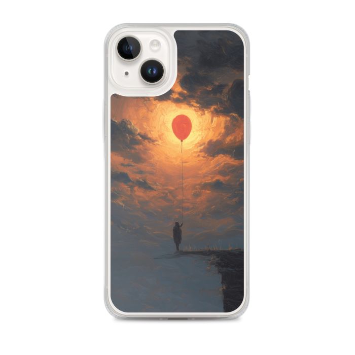 BALLOON TETHERED GHOST - iPhone 14 Plus Clear case for iPhone®