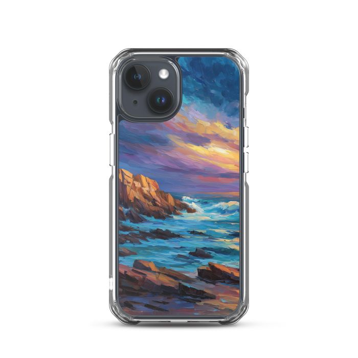 BRITTANY COAST ROCKS - iPhone 15 Clear case for iPhone®