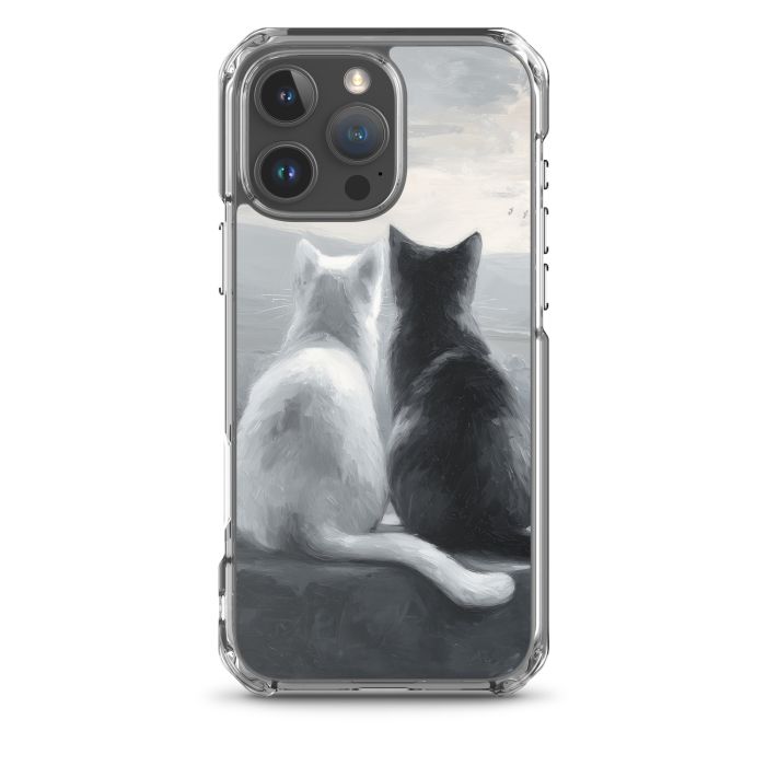 CALM EMBRACE B&W - iPhone 16 Pro Max Clear case for iPhone®