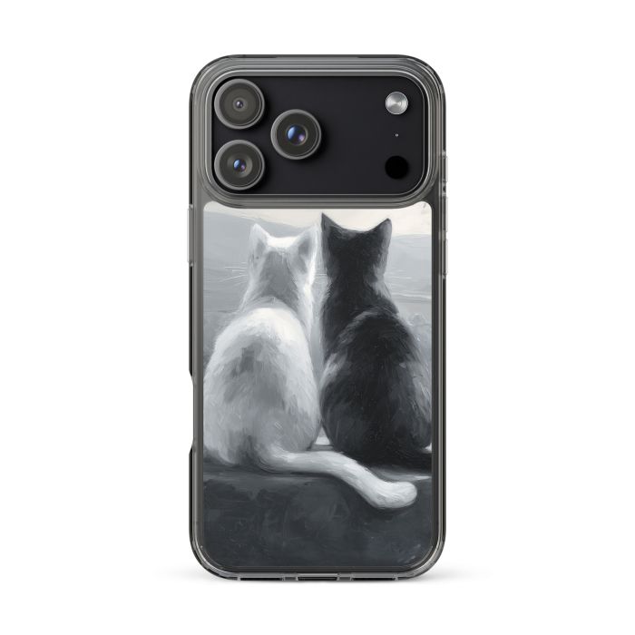 CALM EMBRACE B&W - iPhone 17 Pro Max Clear case for iPhone®