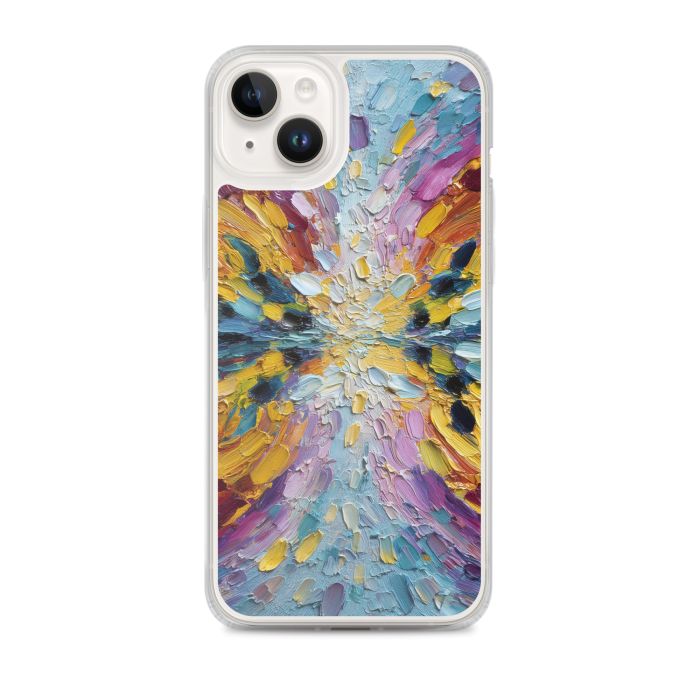 CHROMELLE CURRENT SYMMETRY - iPhone 14 Plus Clear case for iPhone®