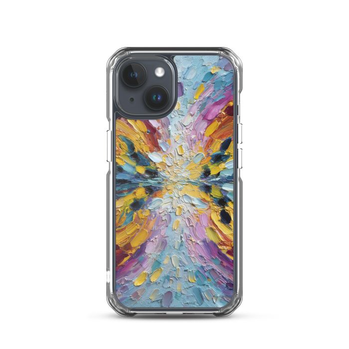 CHROMELLE CURRENT SYMMETRY - iPhone 15 Clear case for iPhone®