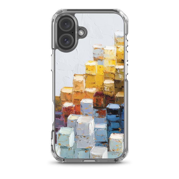 CHROMELLE SIGNAL SPIRAL - iPhone 16 Plus Clear case for iPhone®
