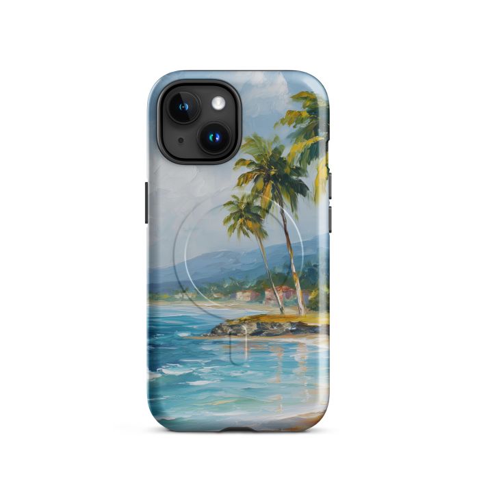 COASTAL CALM - iPhone 15 MagSafe® tough case for iPhone®