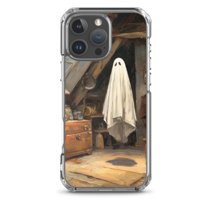 COZY ATTIC GHOST - iPhone 16 Pro Max Clear case for iPhone®