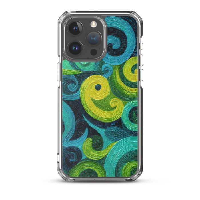 ELECTRIC SYMMETRY CONTOUR - iPhone 15 Pro Max Clear case for iPhone®