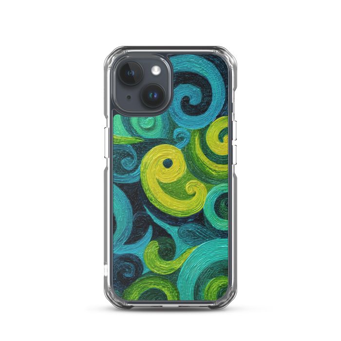 ELECTRIC SYMMETRY CONTOUR - iPhone 15 Clear case for iPhone®