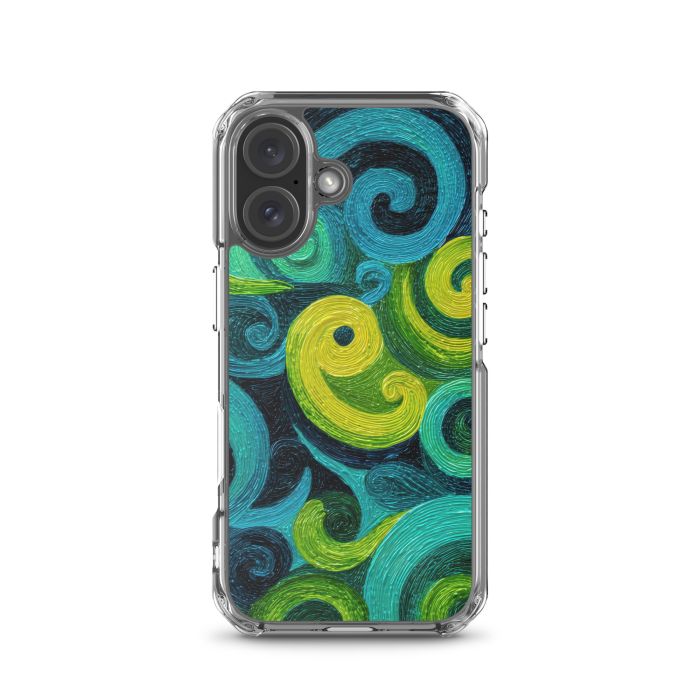 ELECTRIC SYMMETRY CONTOUR - iPhone 16 Clear case for iPhone®