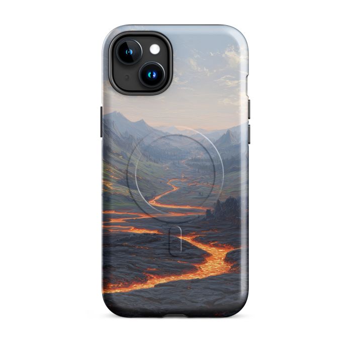 EMBERFLOW VALLEY - iPhone 15 Plus MagSafe® tough case for iPhone®